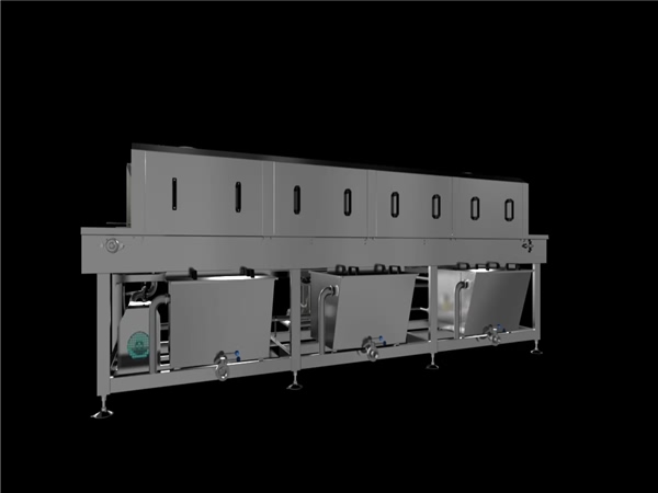 周轉(zhuǎn)筐清洗機(jī)，筐箱滅菌清洗，周轉(zhuǎn)筐清洗500~800只，小時(shí)