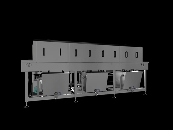 洗箱機(jī)，環(huán)速隧道式洗箱機(jī)，GMP體系標(biāo)準(zhǔn)生產(chǎn)線配套設(shè)備
