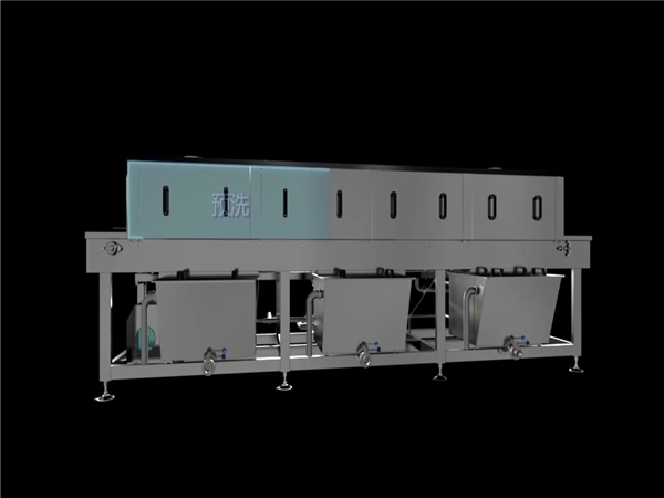 食品筐清洗機(jī)，解決細(xì)菌殘留，降低50%能耗，提升效率80%