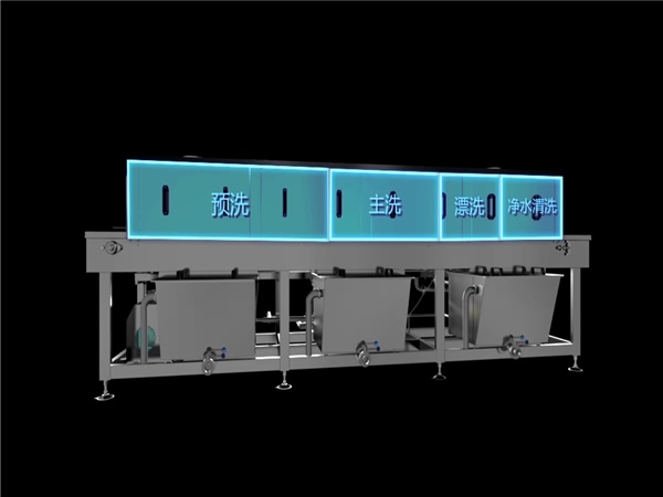 洗箱機(jī)廠(chǎng)家，消毒洗箱機(jī)，食品周轉(zhuǎn)筐清洗機(jī)