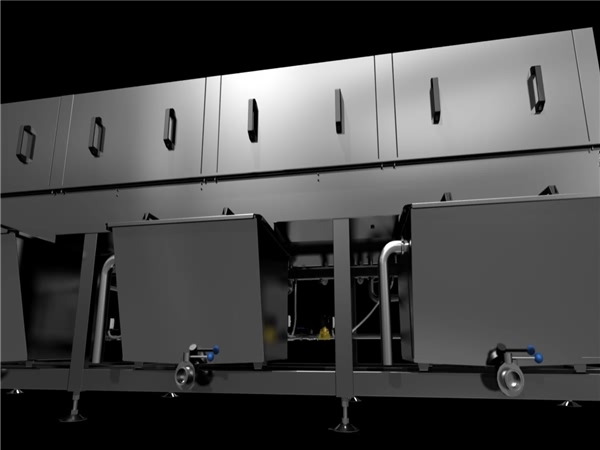 食品筐清洗機(jī)、肉制品箱子清洗機(jī)、洗筐機(jī)